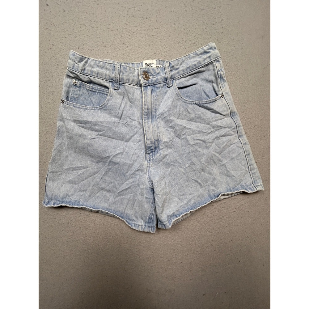 Princess Polly Shorts Denim Blue US 8 EU 40 W28 Womens